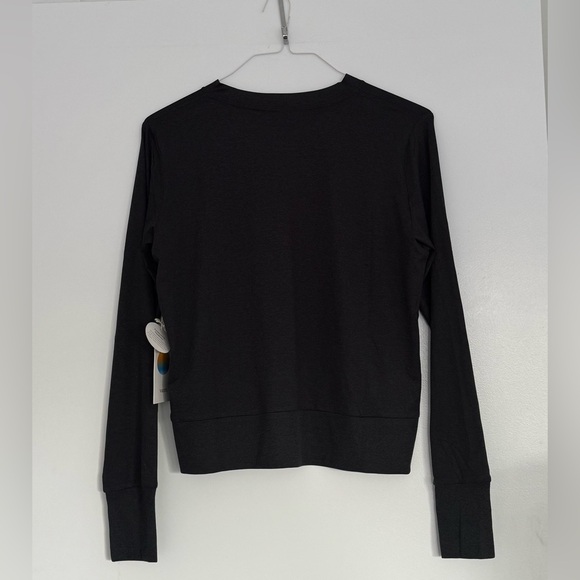 🆕 NWT Vuori Daydream Crew Black Heather Performance Top SO SOFT! Athleisure - Picture 6 of 8